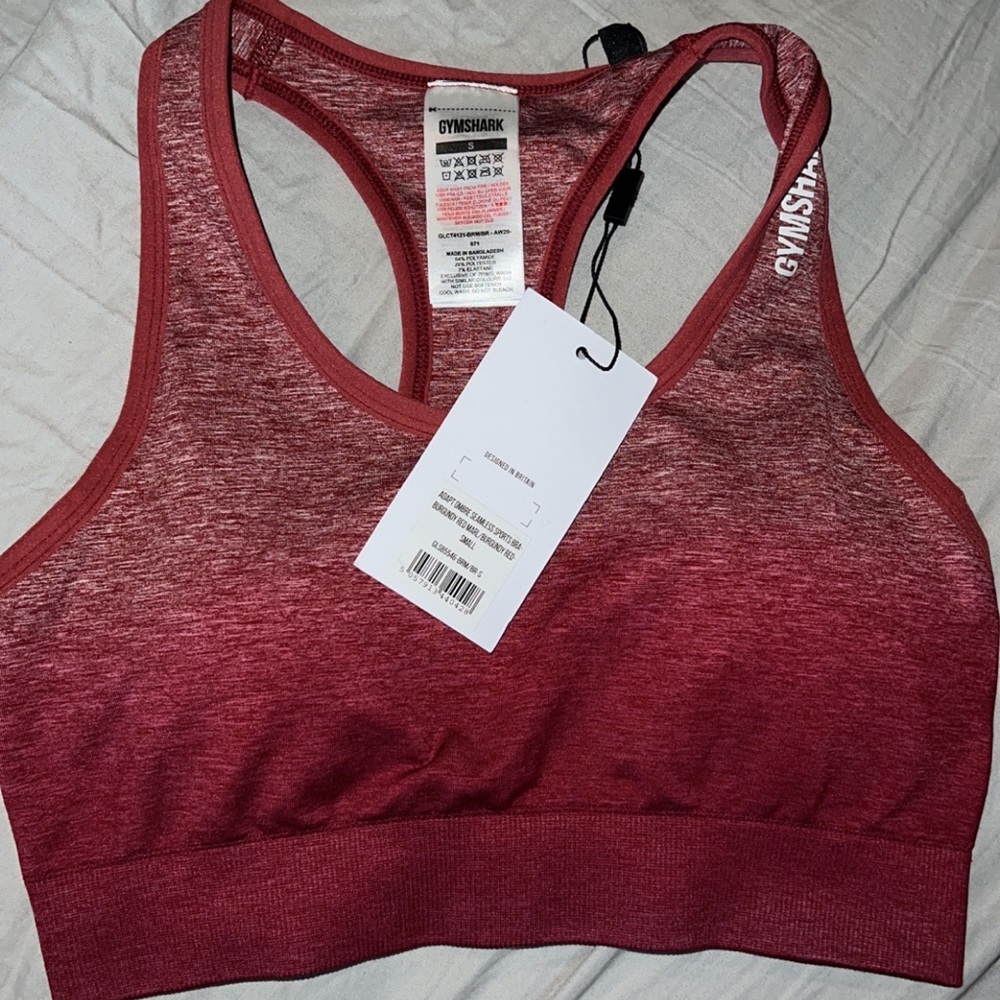 Adapt Ombré seamless burgundy red